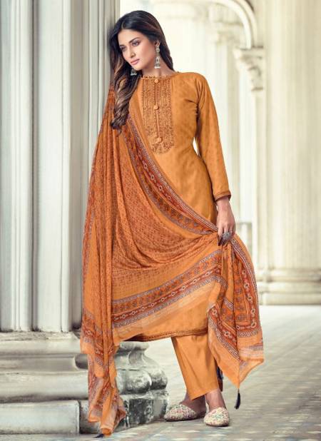 Orange Colour BELA AZAL New Exclusive Wear Designer Fancy Viscose Salwar Suit Collection 3109